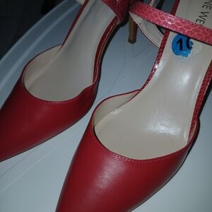 Nine West Striking Red Heels
